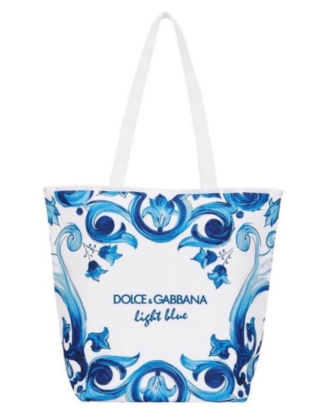 Dolce & Gabbana "Light Blue" Insulated Cooler tote Beach bag New